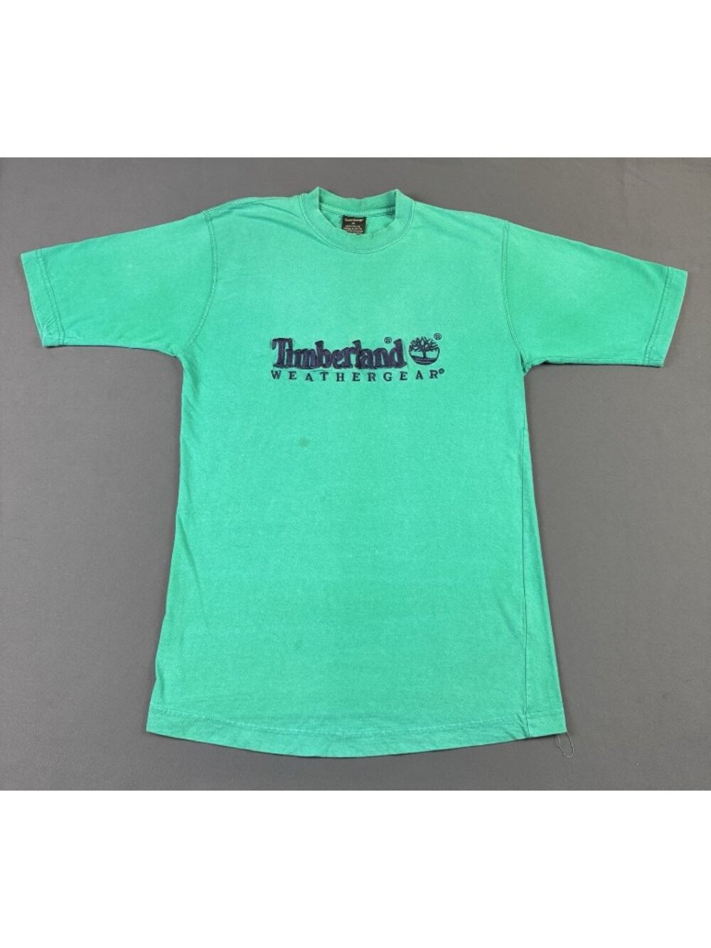 Rare Vintage Y2K Timberland Weathergear Stitched Logo Promo Shirt Hype Medium T